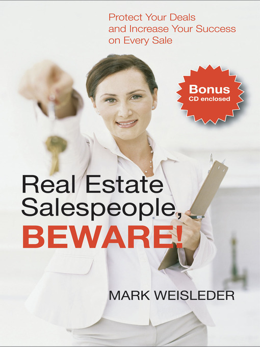 Title details for Real Estate Salespeople, Beware! by Mark Weisleder - Available